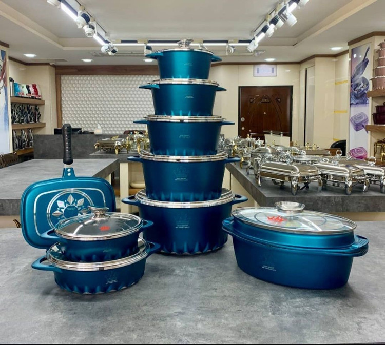 سرویس چدن شرکت SG مدل آرانا ۱۹ پارچه در ۷ رنگ