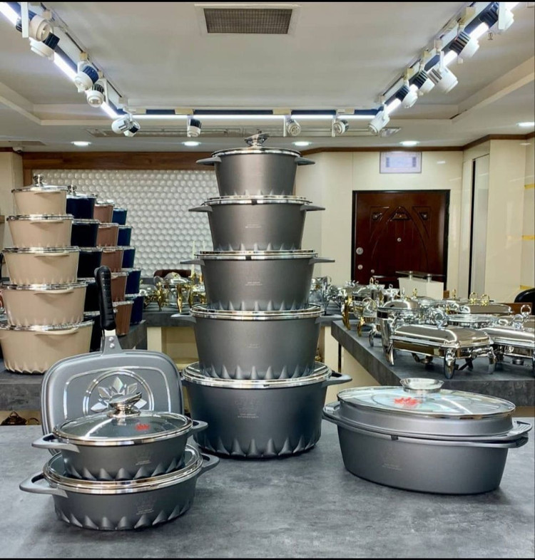 سرویس چدن شرکت SG مدل آرانا ۱۹ پارچه در ۷ رنگ